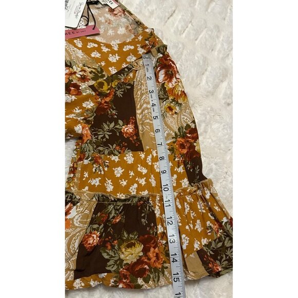 Lot of 2 ANDREE By Unit Brand Colorful Floral Blouses 100% Rayon Women's Size S - Picture 14 of 16